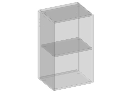 Open wandkast Devo Sonus 2.0 BxHxD 38x63x28 cm arctic white hoogglans