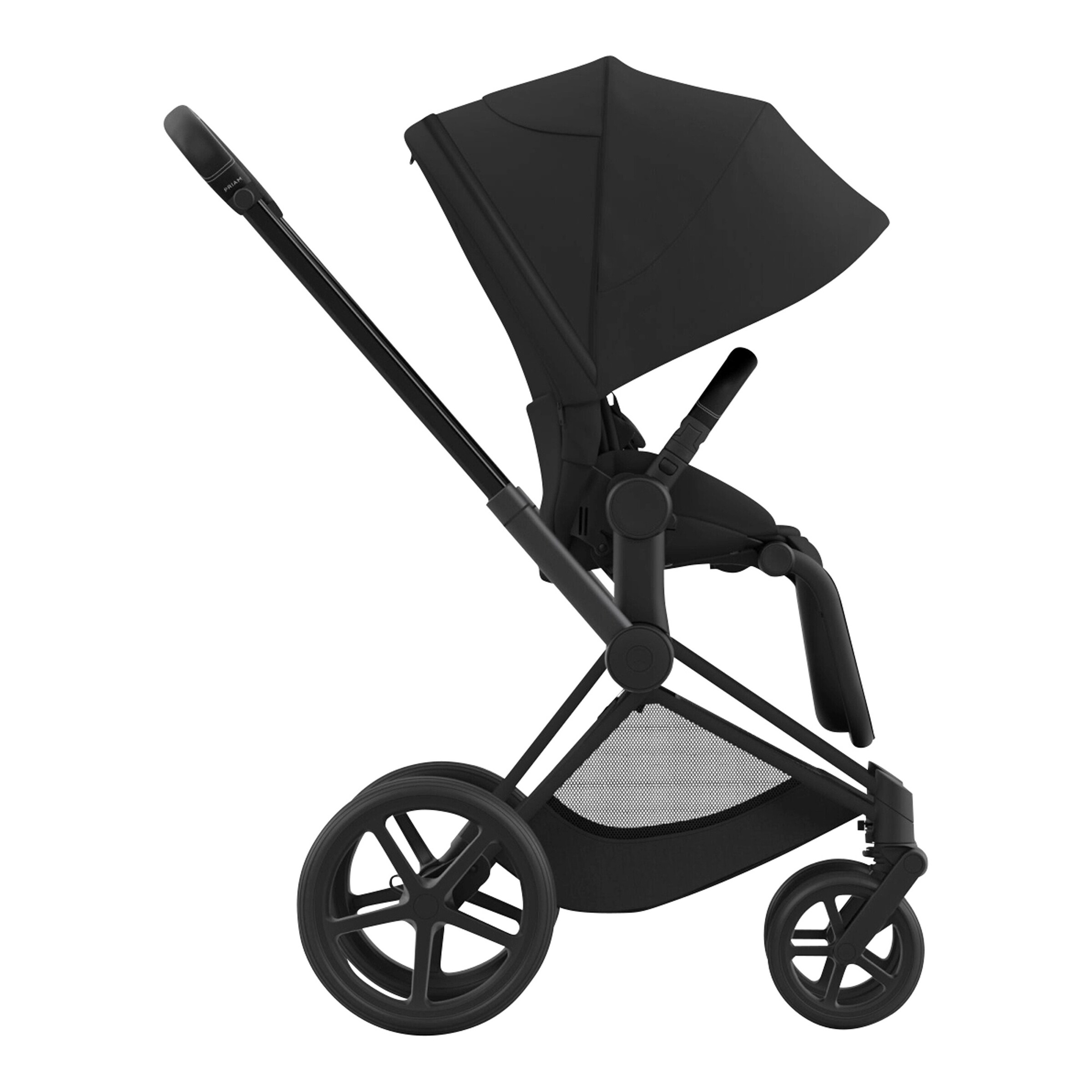 Cybex - PLATINUM Kombikinderwagen PRIAM Trio-Set inkl. Babyschale Cloud T i-Size matt black / sepia black