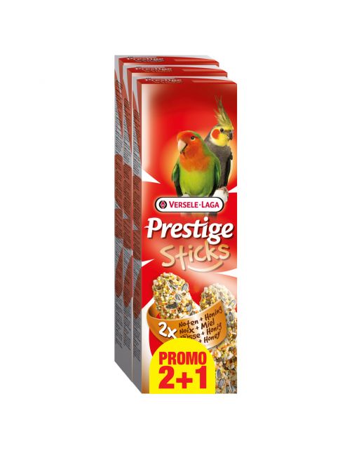 Versele-Laga Prestige Combi-Pack Sticks Gropar Promo - Vogelsnack - 2+1 stuks