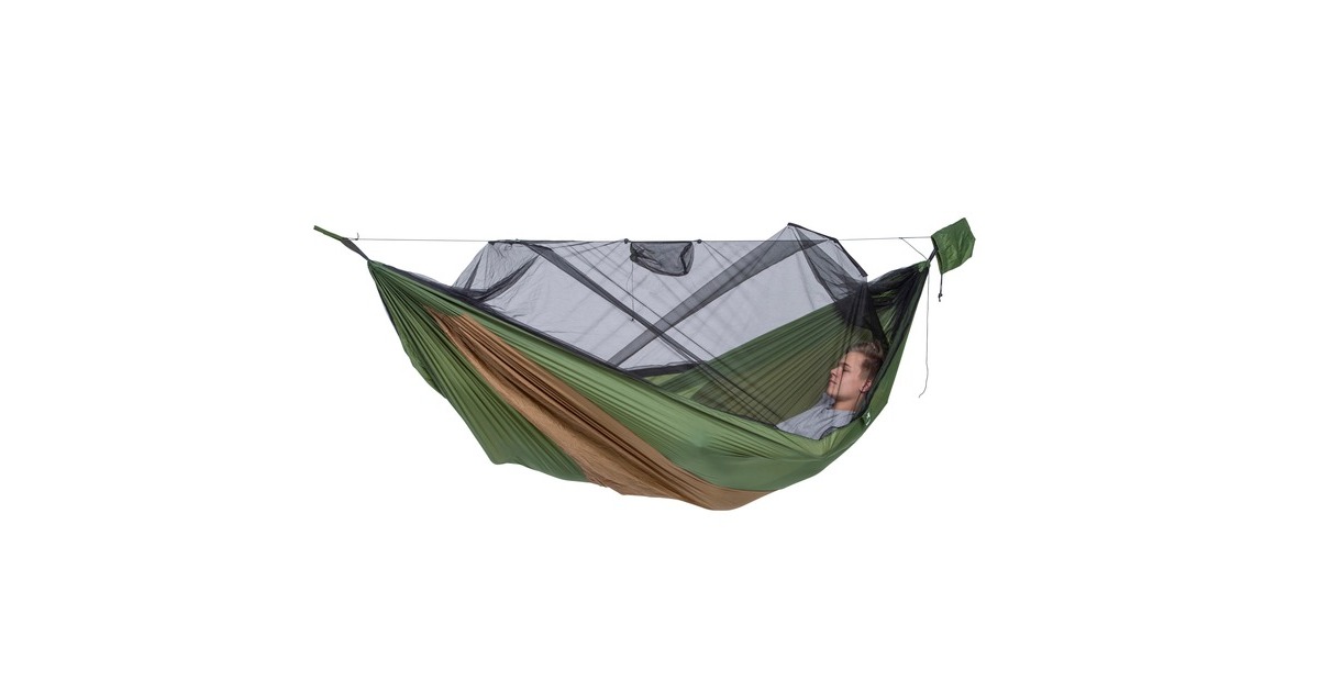 AmazonasAdventure Hero XXL hangmat  (Bruin/groen)