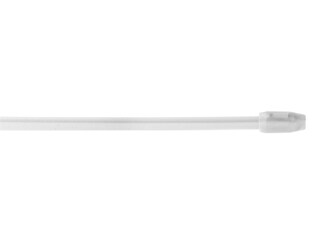 Vitragestange Bistro simple 2er Set 60-110 cm silber