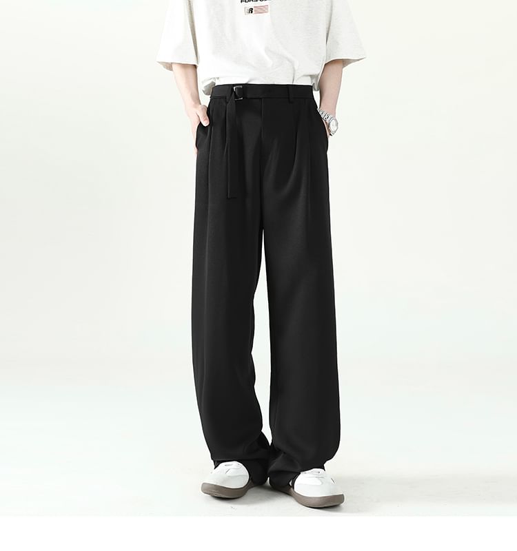 VEAZ - Hoge taille effen wijde broek