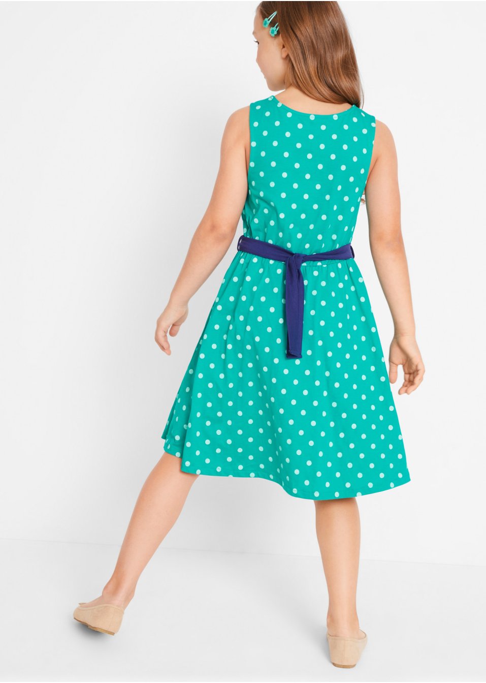 Robe en jersey fille en coton