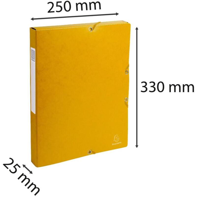 Boite de classement Exabox Dos 25mm Carte lustrée - A4
