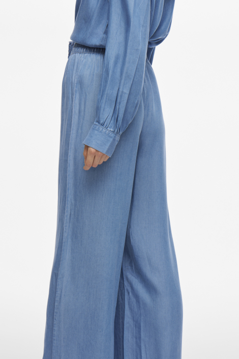 Vila blauwe dames broek