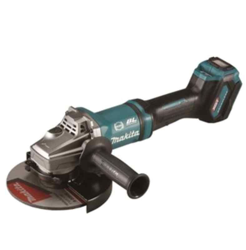 Makita GA037GZ04 40V Max Haakse slijper 180 mm zonder accu's en lader met veiligheidsschakelaar