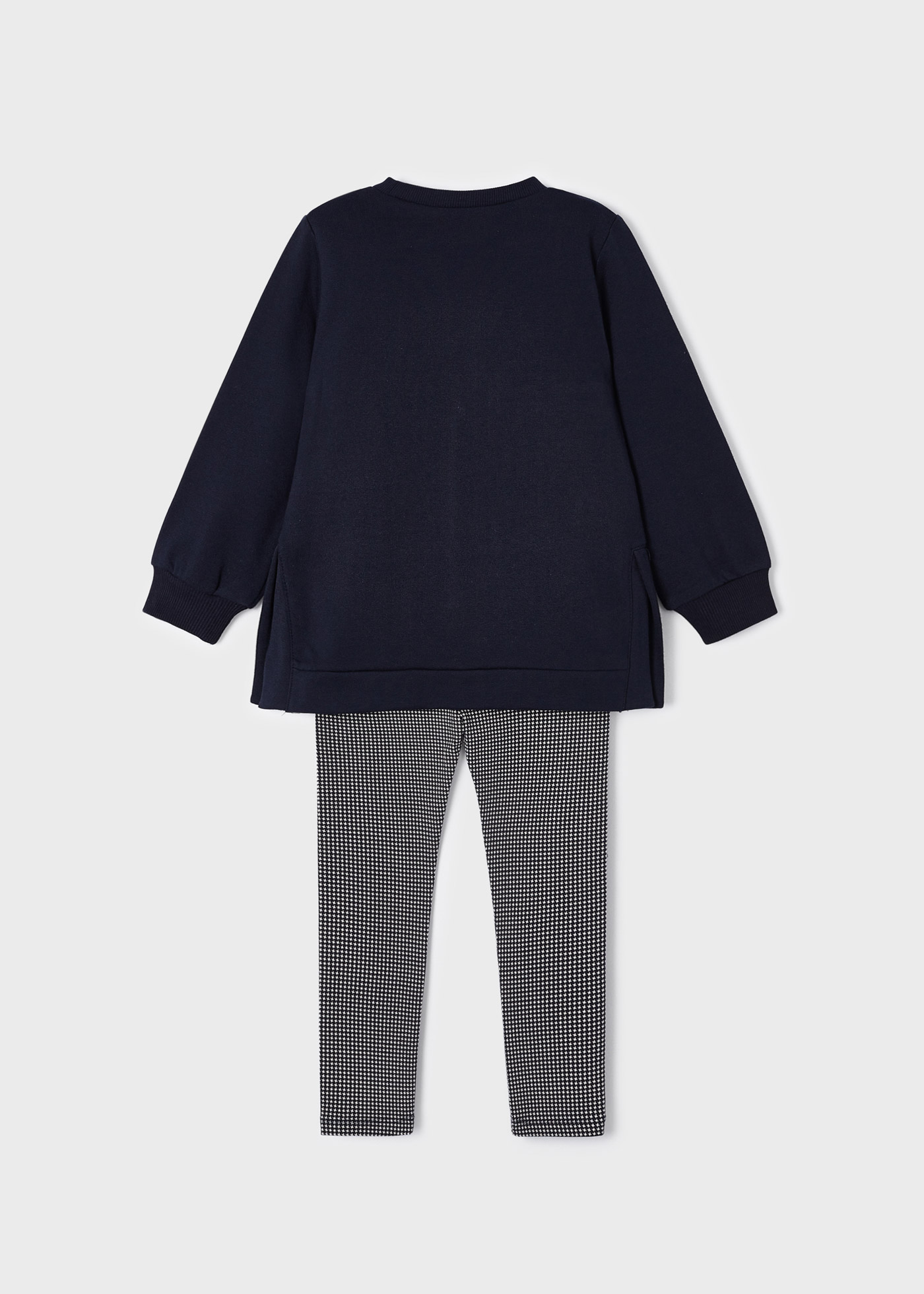 Conjunto de algodão de alta qualidade com duas peças para meninas.