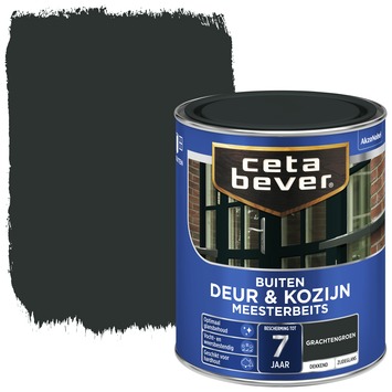 CetaBever Meesterbeits Deur & Kozijn zijdeglans dekkend grachtengroen 750 ml