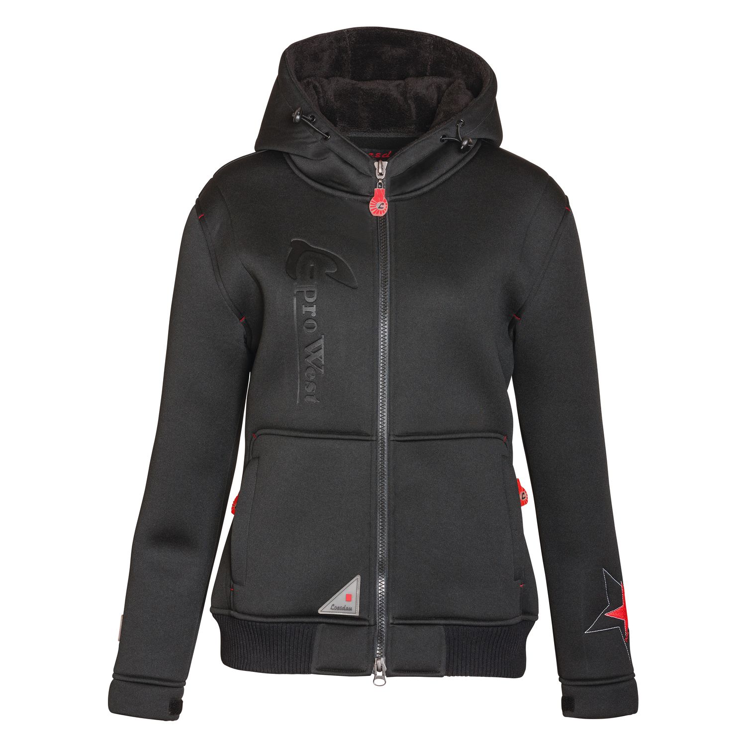 L-pro West Reit- und Freizeitjacke, für Kinder  - schwarz