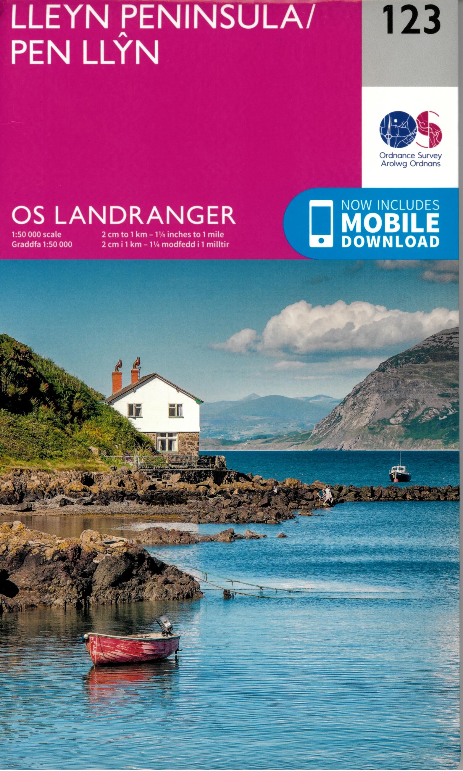 ORDNANCE SURVEY - 123 GB LLEYN PENINSULA 1 50 000