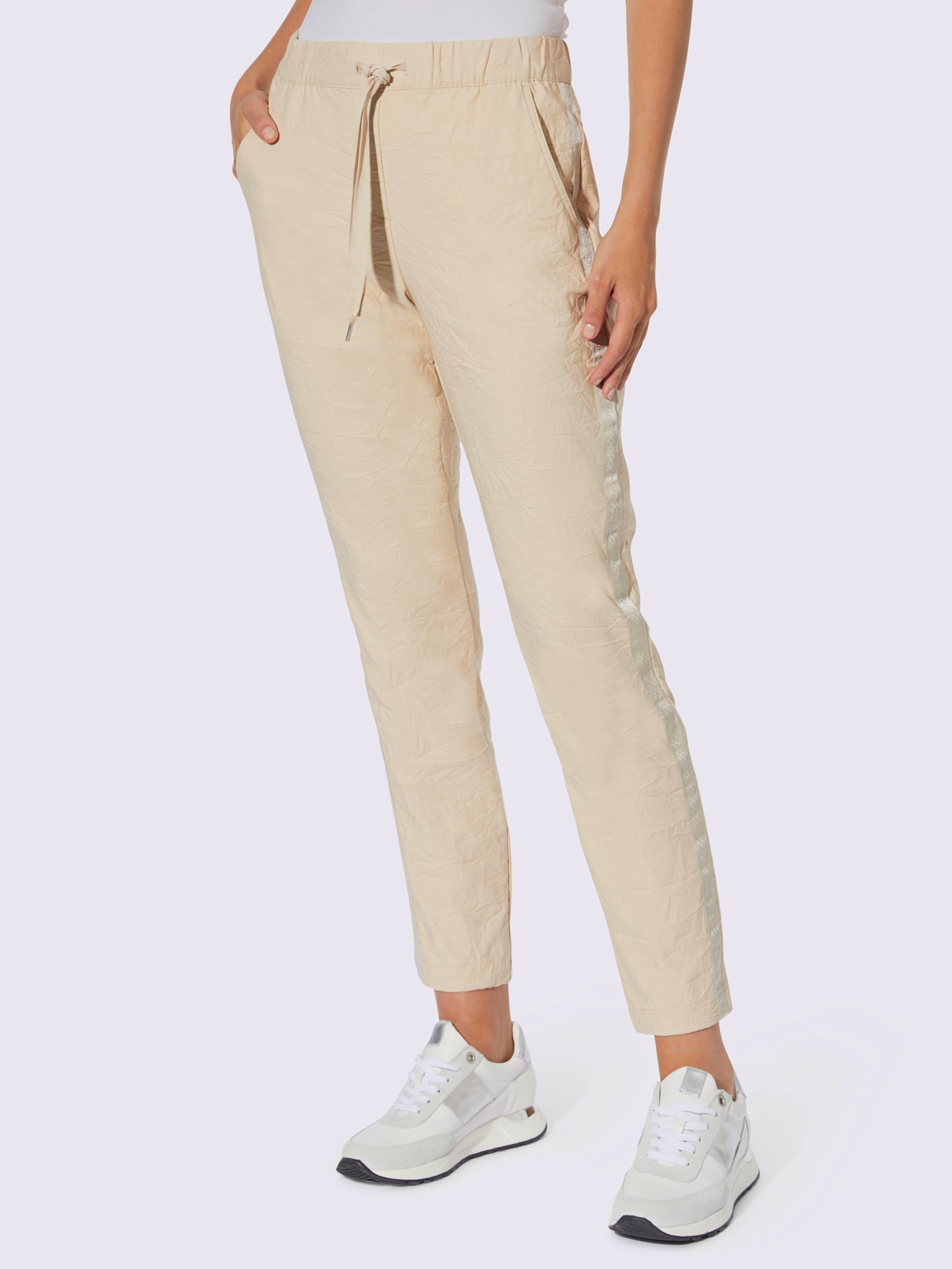 Pantalon ceinture avec coulisse