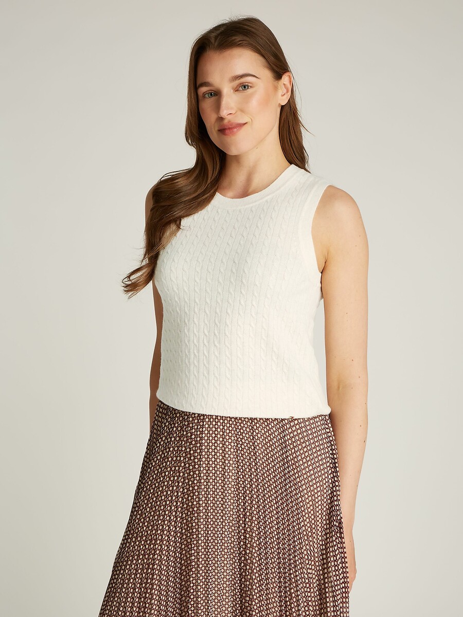 TOMMY HILFIGER<br>Suéter sem mangas