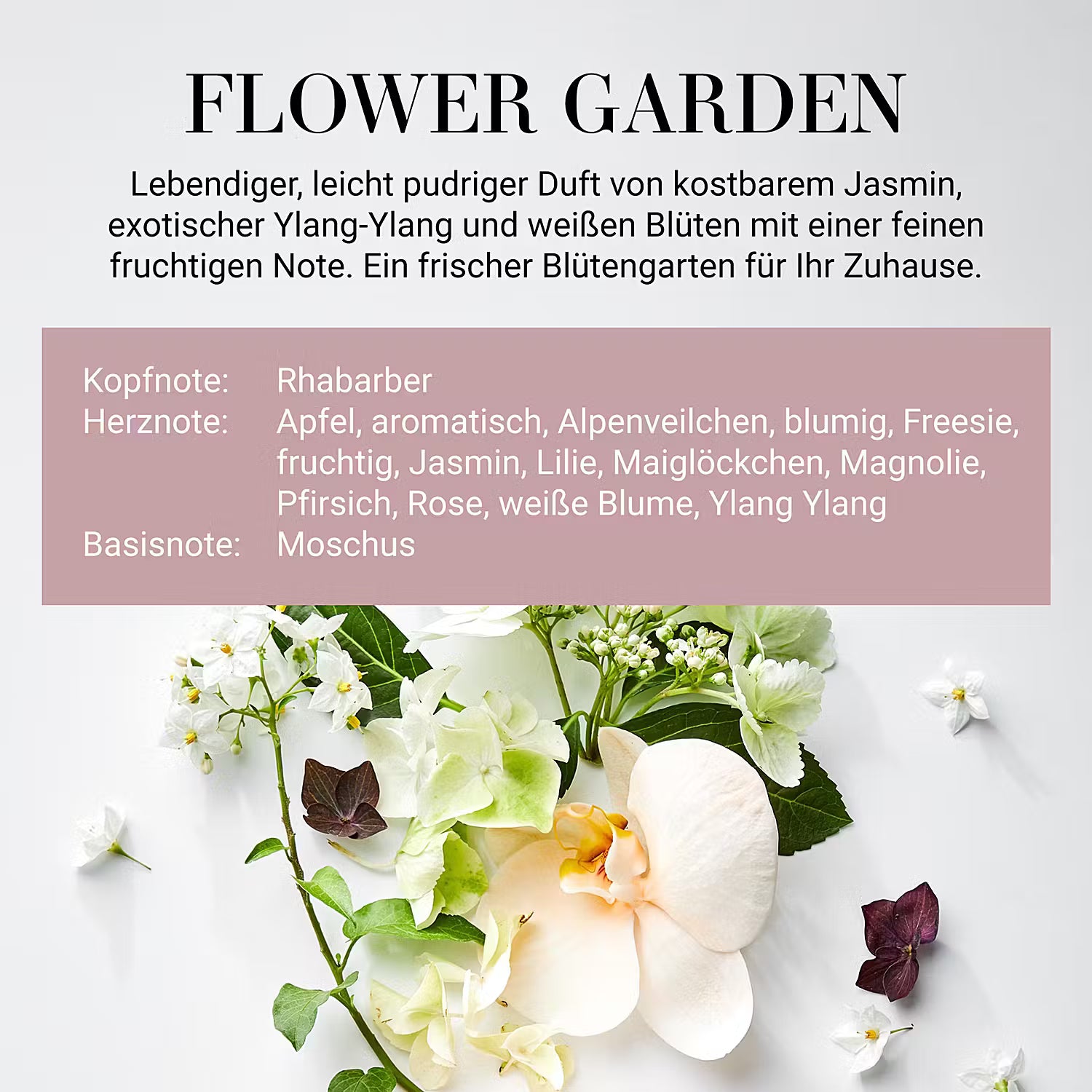 HOME & SOUL Duftkerze Flower Garden