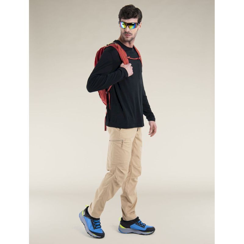 Merino Tech Lite III LS Relaxed Pocket Tee - T-shirt en laine mérinos homme
