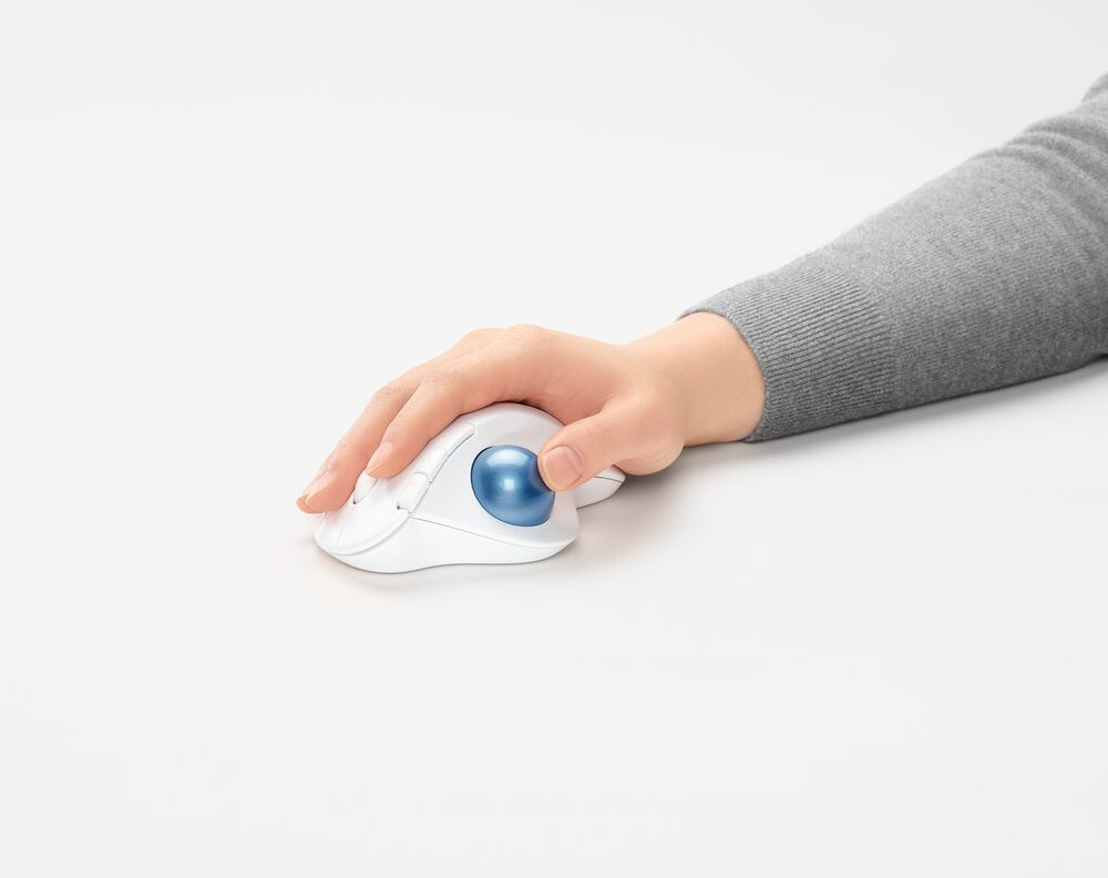 Logitech - ERGO M575 - Offwhite - 2.4GHZ/BT