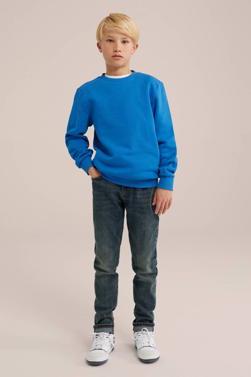 WE Fashion slim fit jeans vintage blue