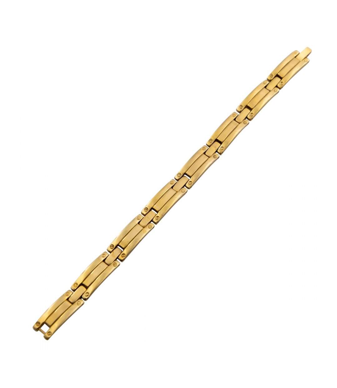 Bracelet d'Homme en Acier Doré