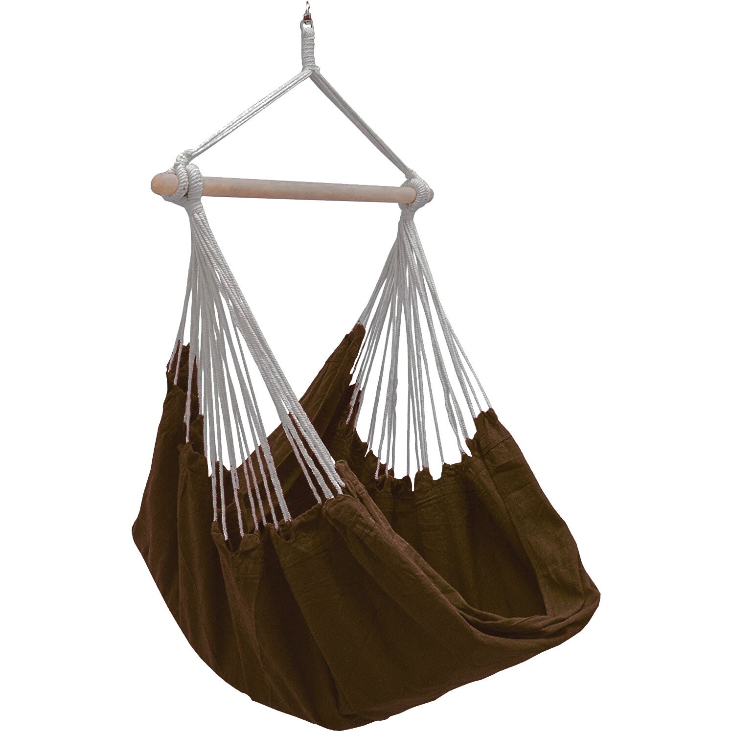 XXL Hängesessel 185x130cm Hängestuhl 2 Personen Hängesitz bis 150kg Baumwolle Hängematte 360° Swifel