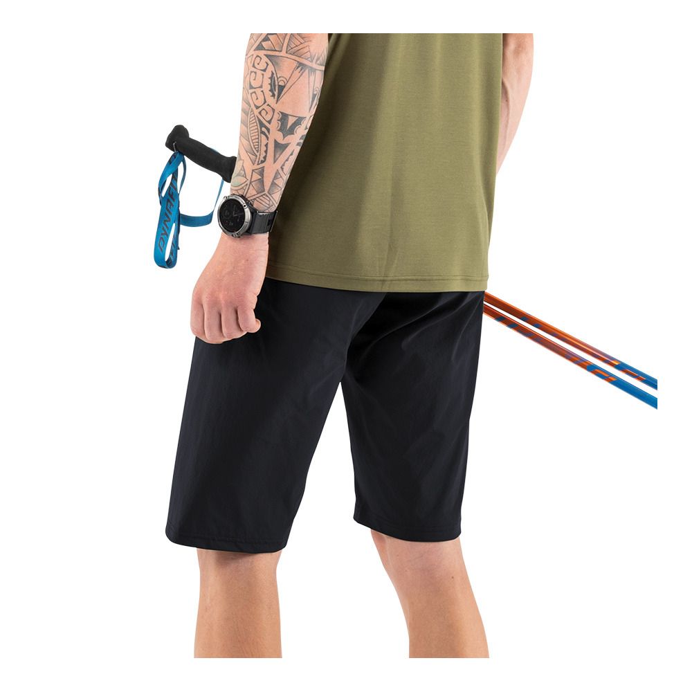 Dynafit TRANSALPER HYBRID - Short Homme black out/0730