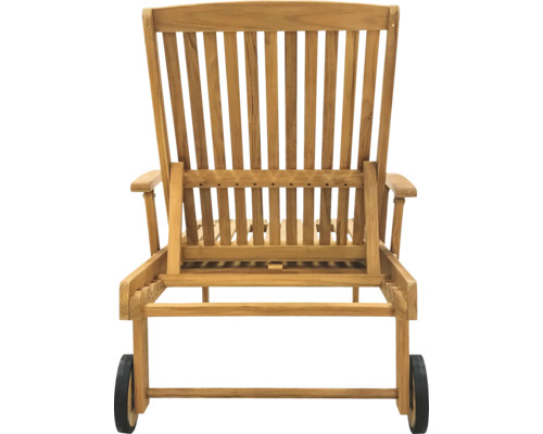 Teakhouten tuinligstoel