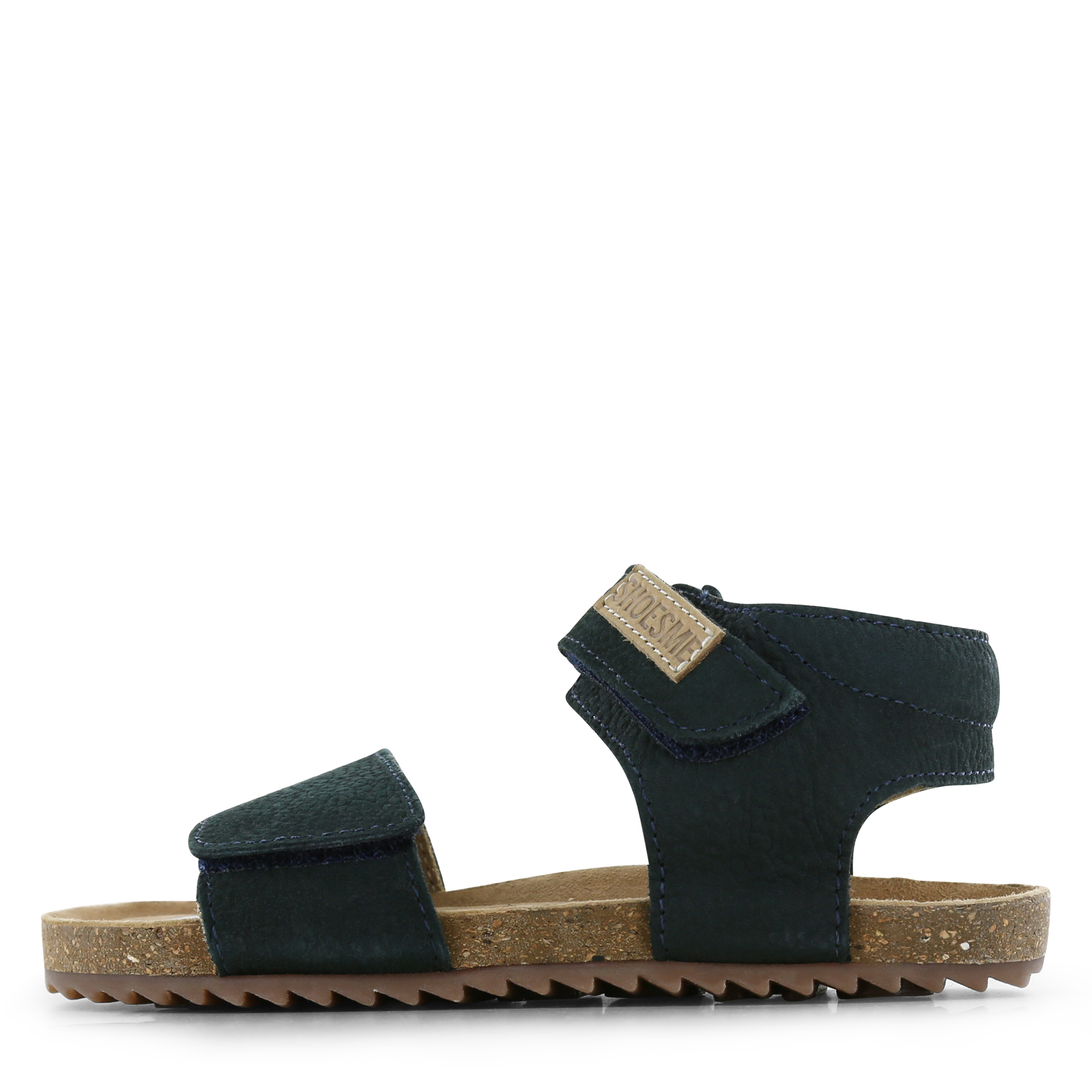 Shoesme donkerblauwe sandaal met brede band Leer | Uni schoenen