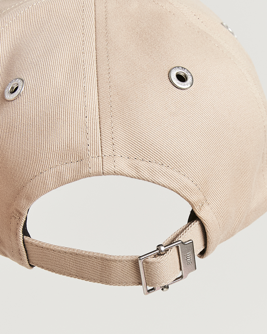 AMI Black Heart Logo Cap Cafe Creme