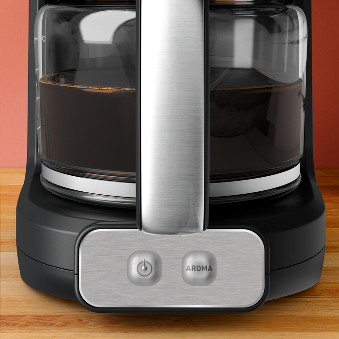Tefal element noir inox 15 tasses