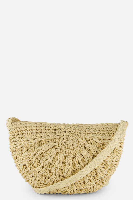 Sarlini Schoudertas Stro beige