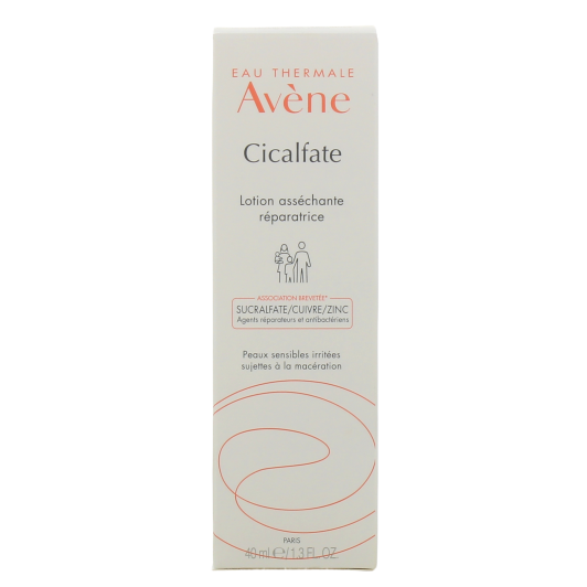 Lotion asséchante réparatrice Avène Cicalfate - Peaux irritées