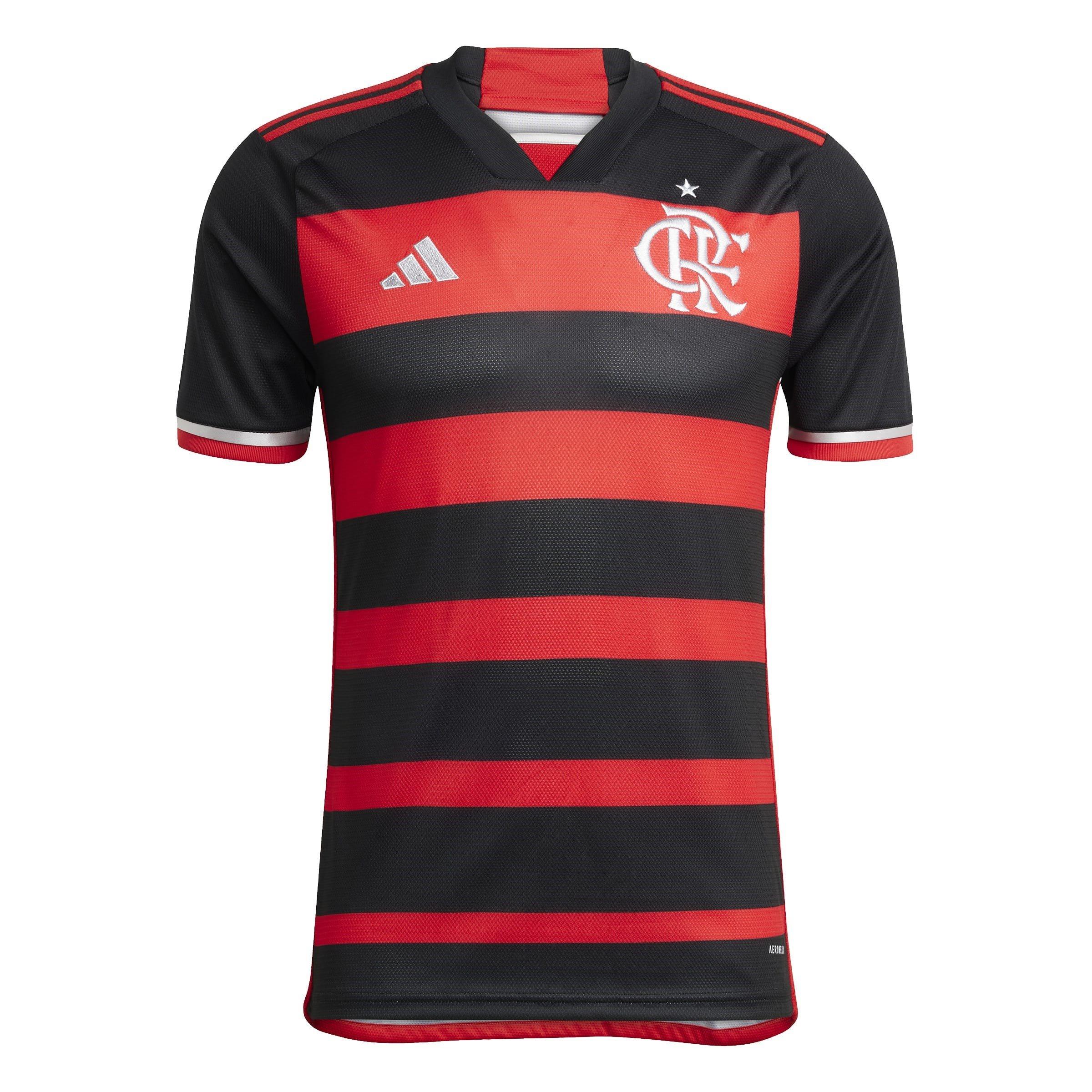 adidas CR Flamengo Home Shirt 2023 2024 Adults