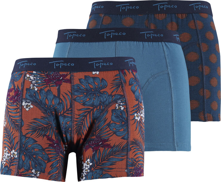 Topeco Topeco 3-pack boxer, cotton 590 navy blue
