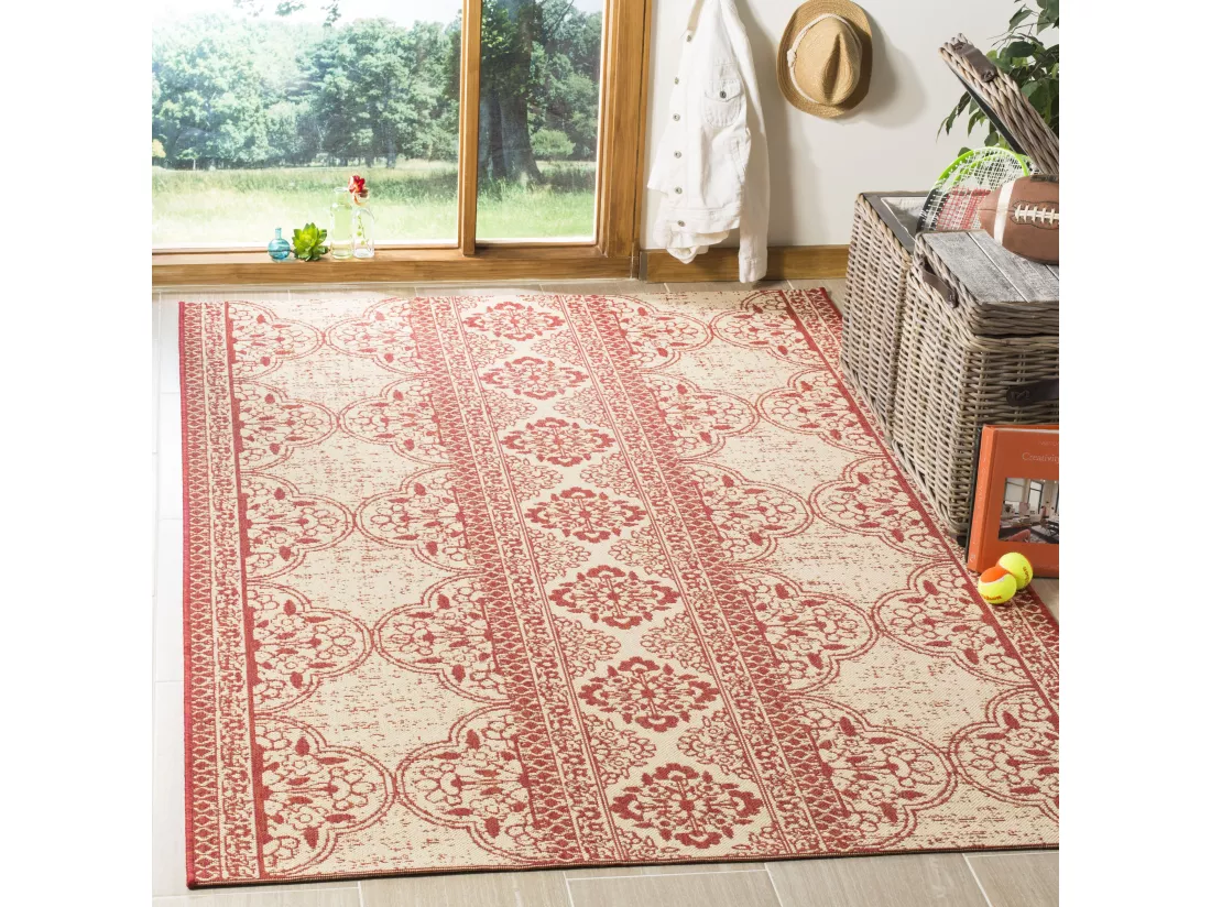 Tapis Red & Creme 122 X 183 cm - Borano