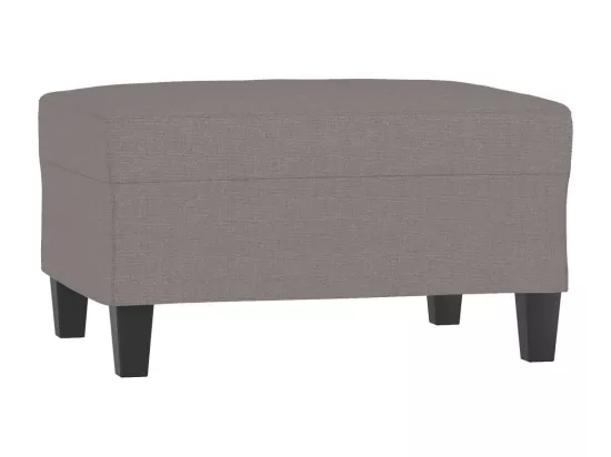 Repose-pied Taupe 70x55x41 cm Tissu