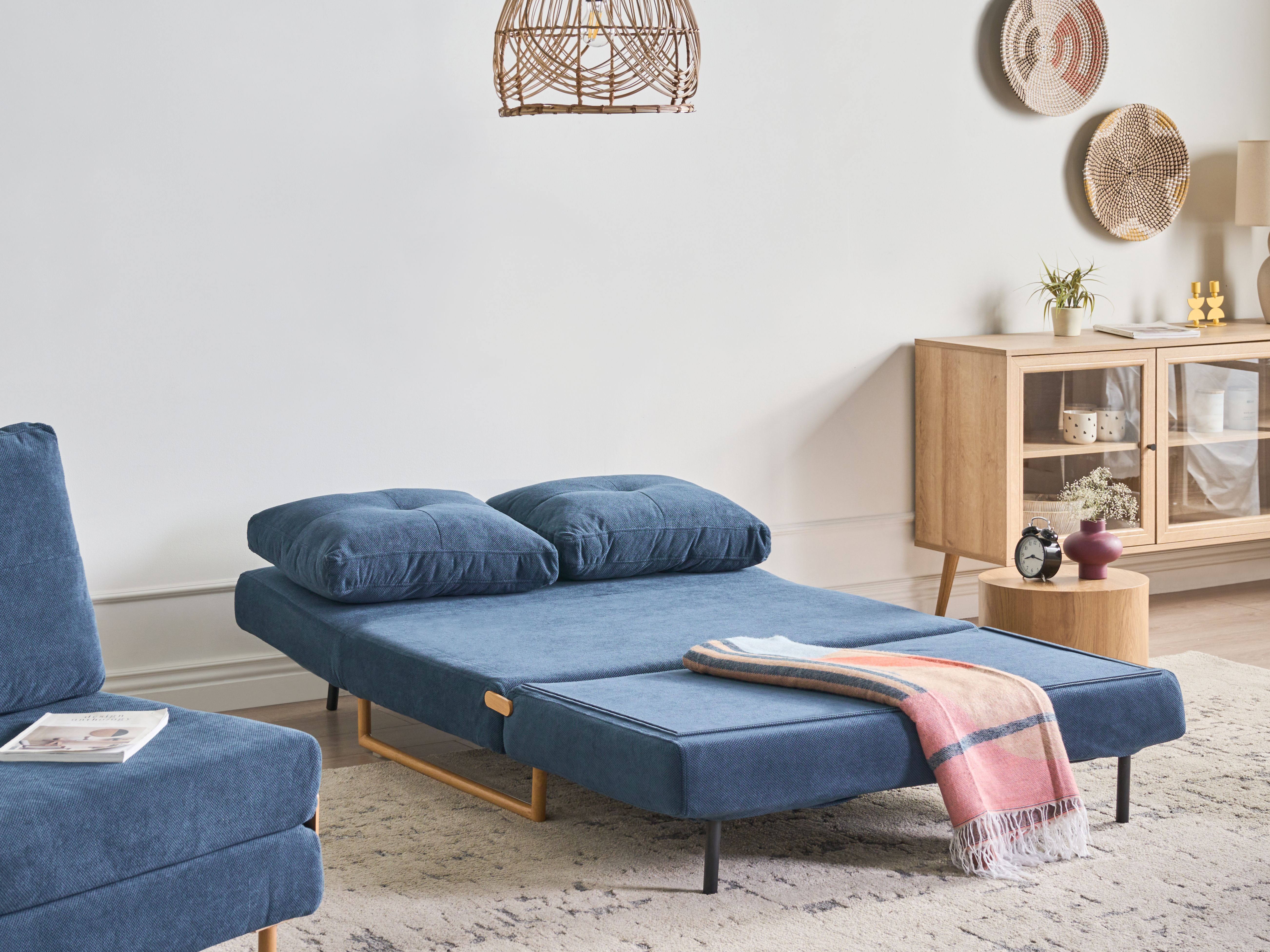 Bankenset 6-zits JERSLEV Stof Blauw