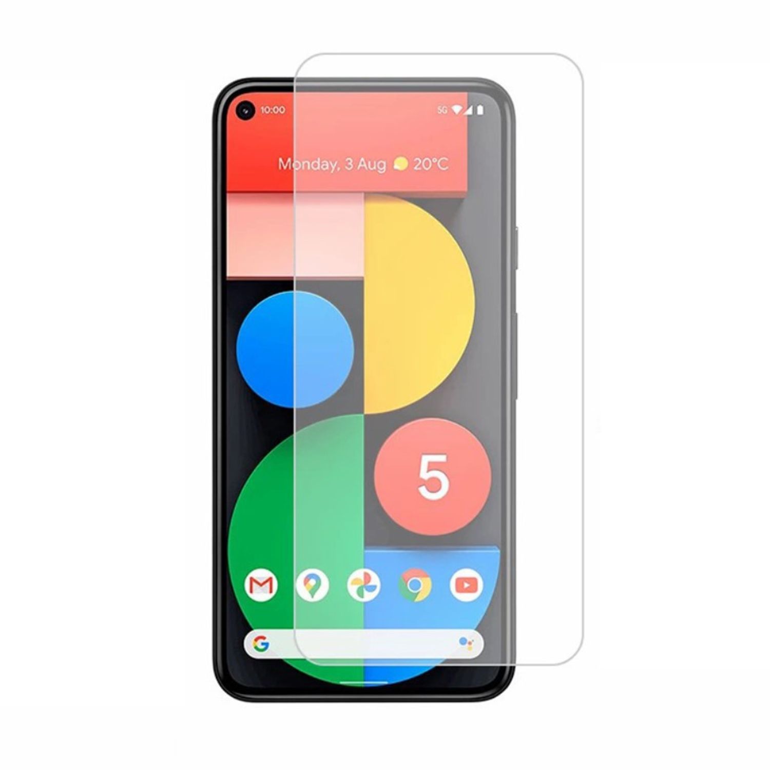 Google Pixel 5 XL Panzerfolie Glas Schutzglas 9h Hartglas Schutzfolie Display