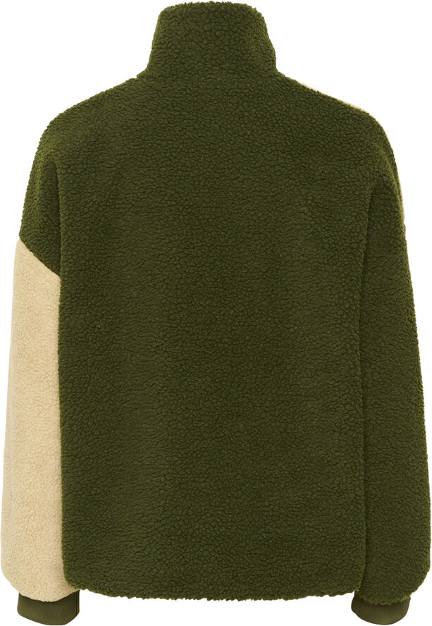 Culture CUtally Teddy Fleece Jacket Olive night