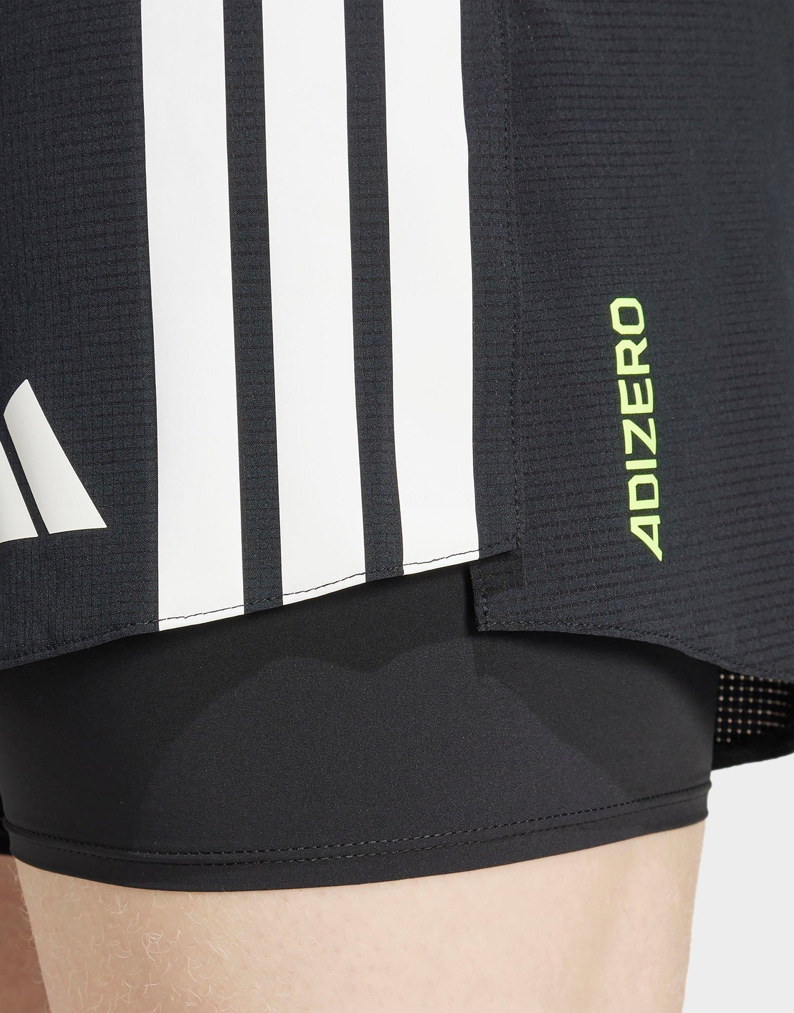 adidas Short poche gel 2 en 1 Adizero Running