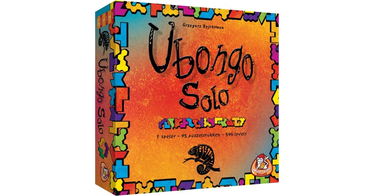 White Goblin GamesUbongo Solo Bordspel  (Nederlands, 1 speler, 5 minuten, Vanaf 8 jaar)