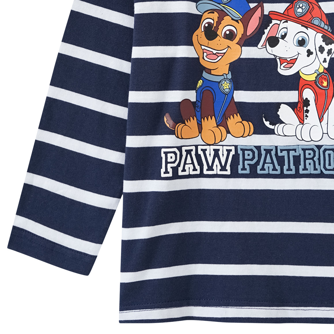 Topolino PAW Patrol Langarmshirt mit großem Print dunkelblau