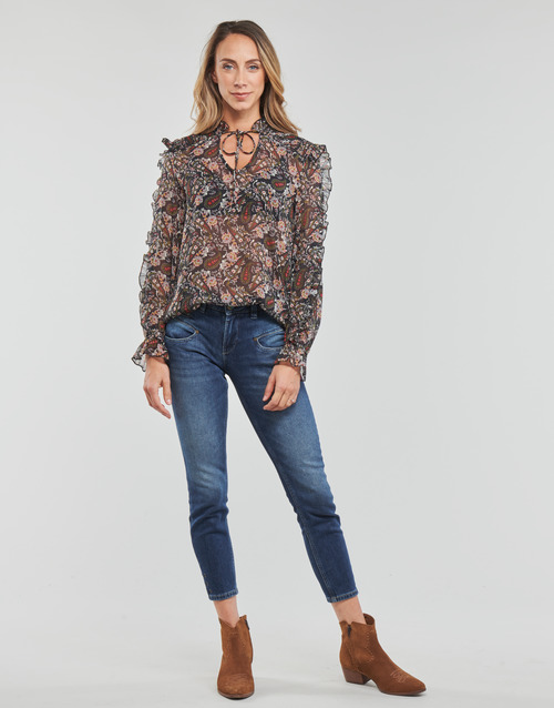 Freeman T.Porter - ALEXA HIGH WAIST CROPPED SDM - Bleu