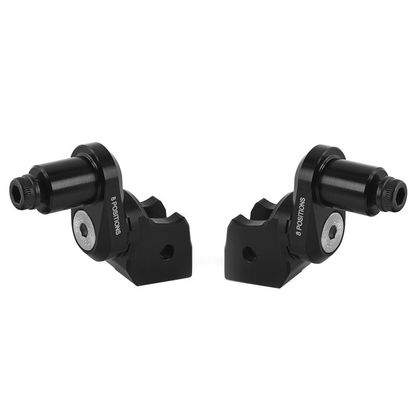 Adaptateur repose pied Rizoma Pilote pour repose-pieds Pro, B-pro et street - Noir