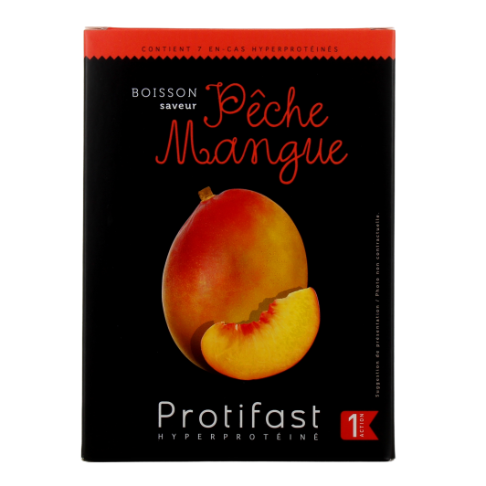 Boisson hyperprotéinée saveur pêche mangue Protifast