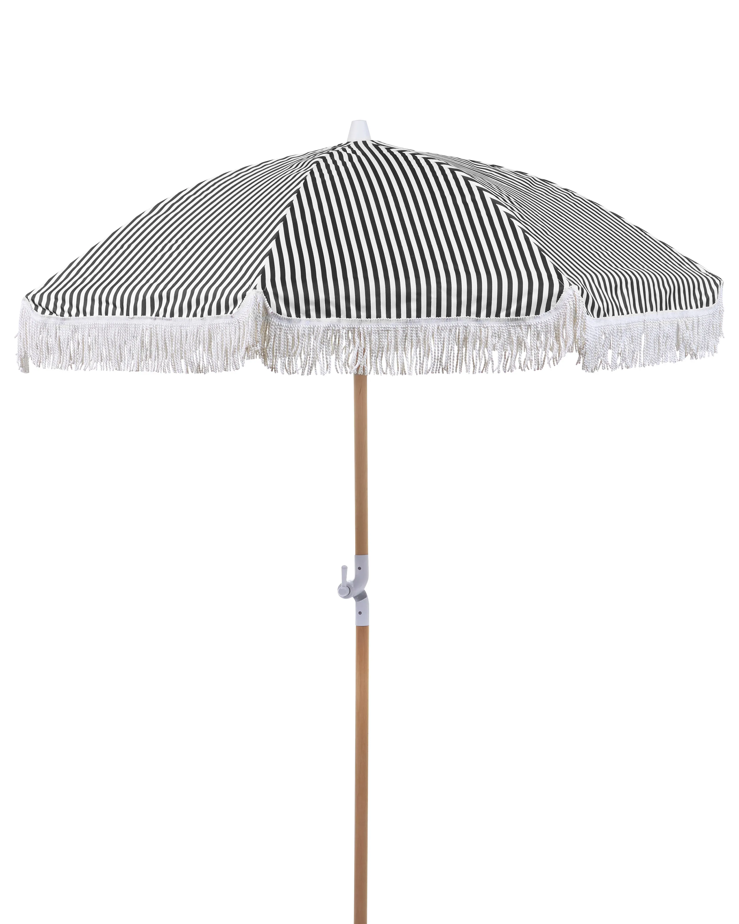 Parasol 150 cm MONDELLO Zwart/wit