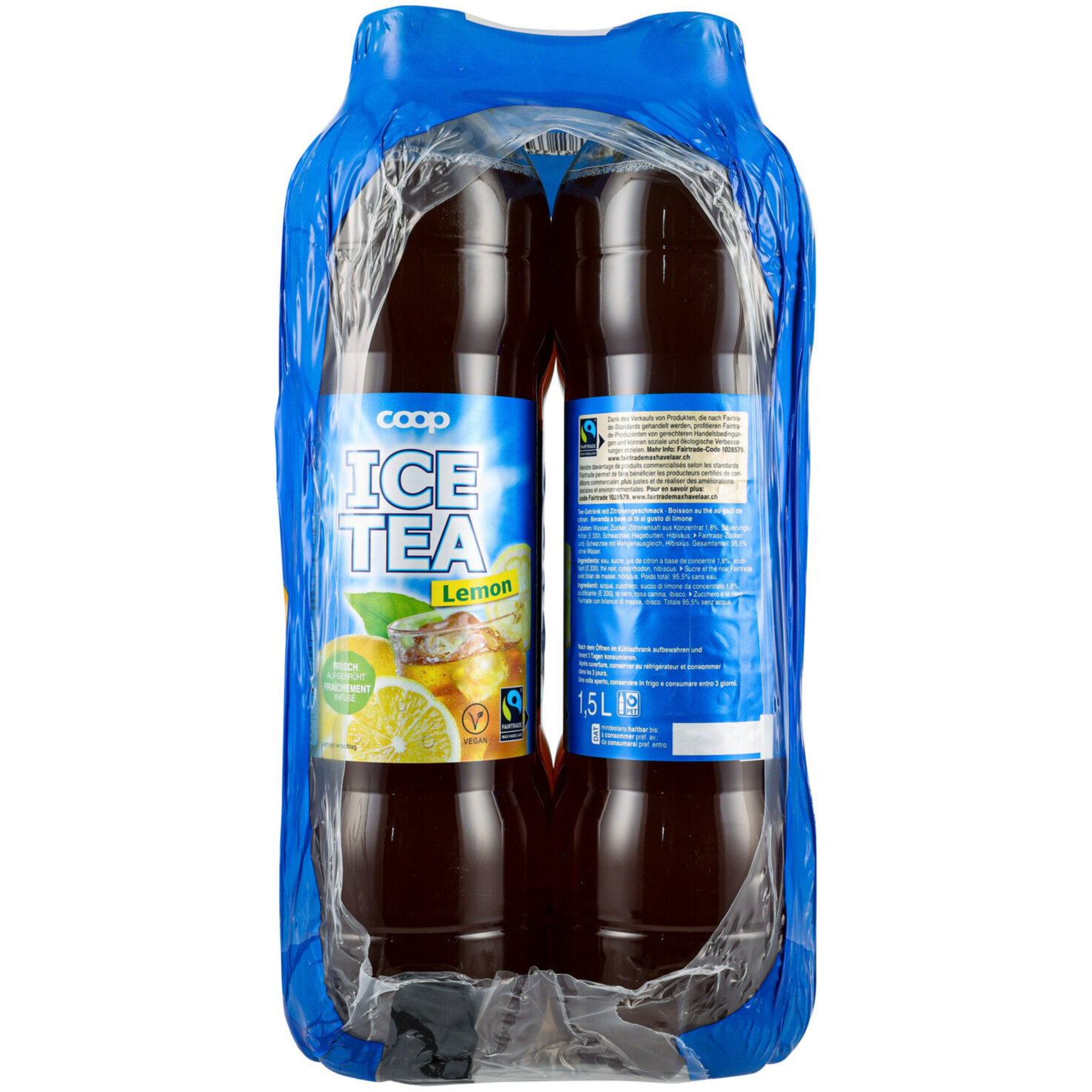 Fairtrade Ice Tea Lemon 6x1,5l