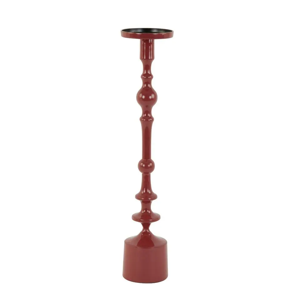 Kandelaar Sheva - Rood - Ø11cm