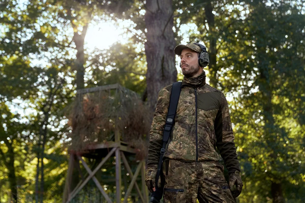Härkila Men's Heat Camo Jacket Axis Msp Forest Green