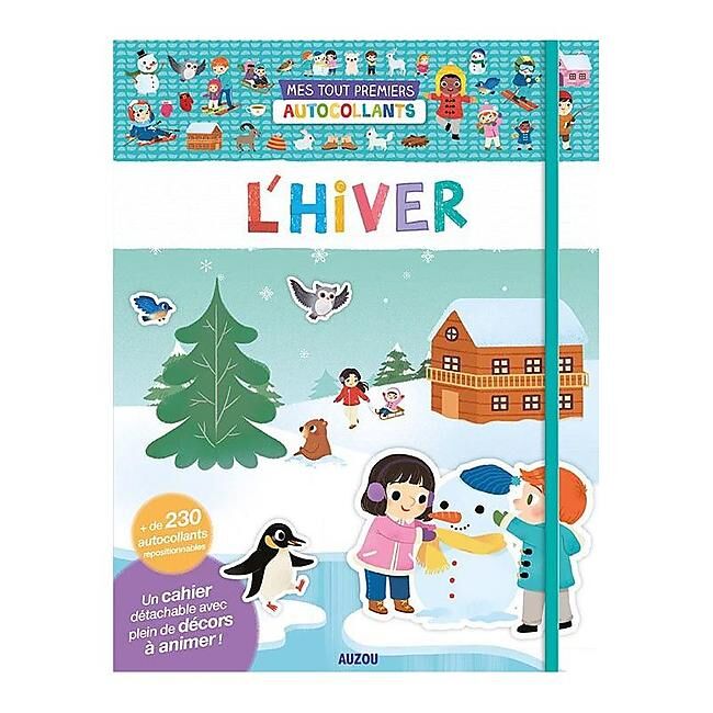 CARTOTHEQUE - L HIVER MES TOUT 1ERS AUTOCOLLANTS