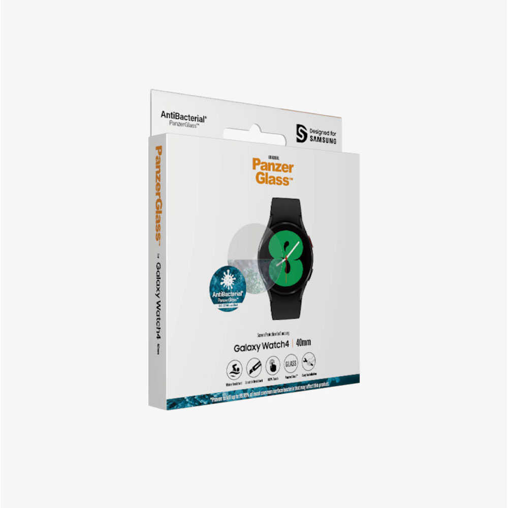 Samsung Galaxy Watch 4 (40 mm) Antibakterielle Panzer Glas Displayschutz (3650)