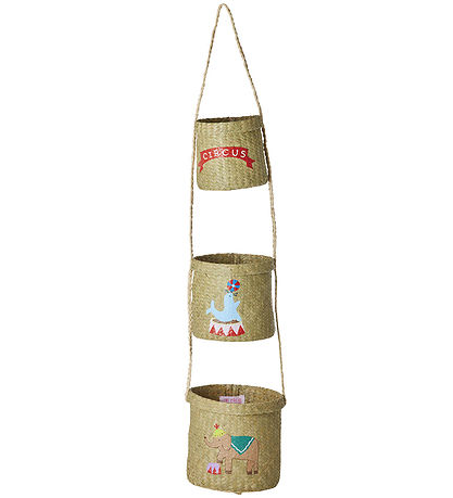 Rice Aufbewahrungskörbe - Raffia - 3 st. - 83 cm - Zirkus