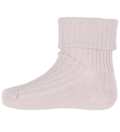 Minymo Socken - 2er-Pack - Rib - Shell